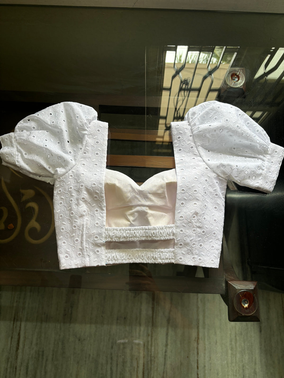 White Hakoba Puff sleeves