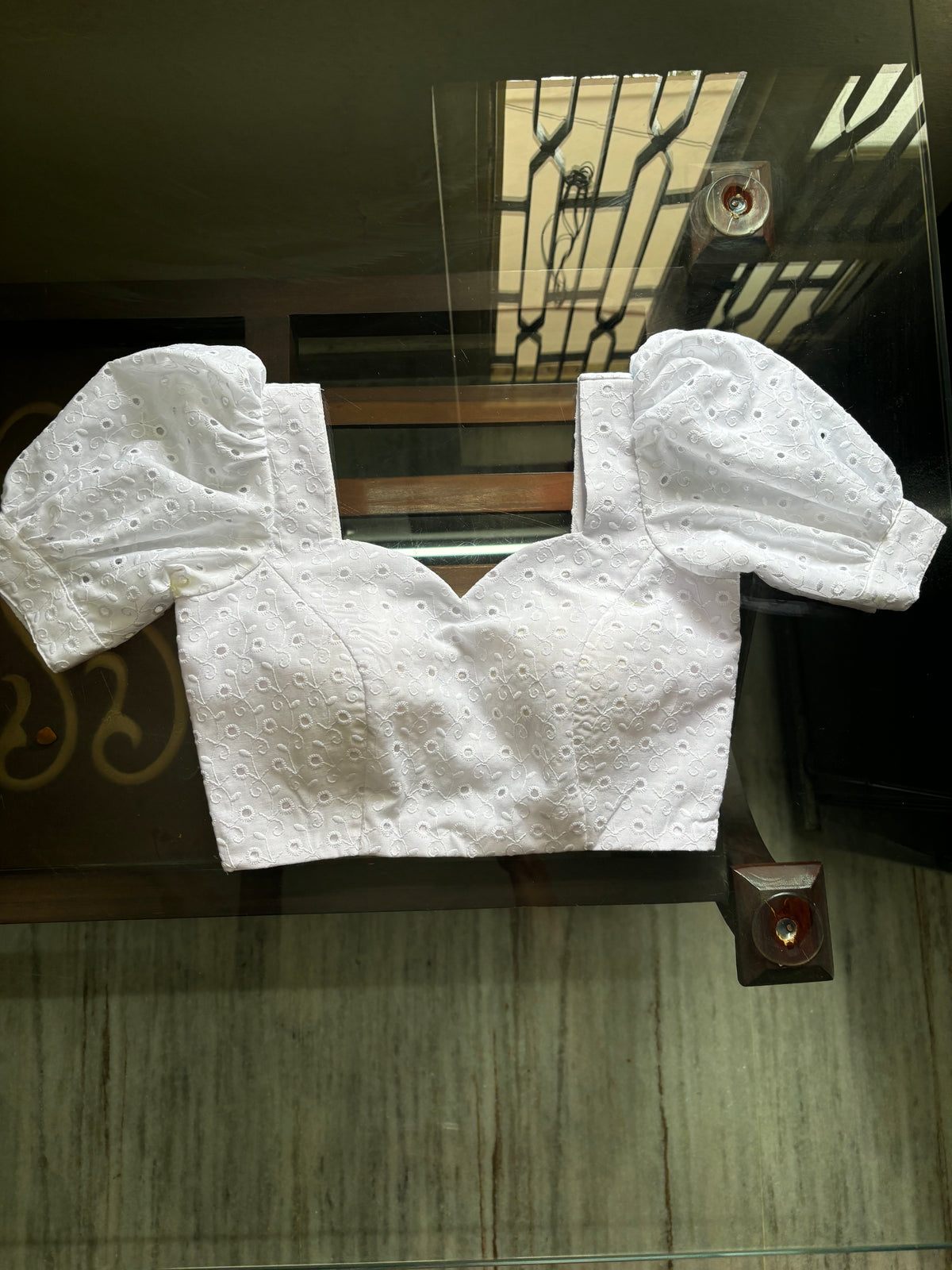 White Hakoba Puff sleeves