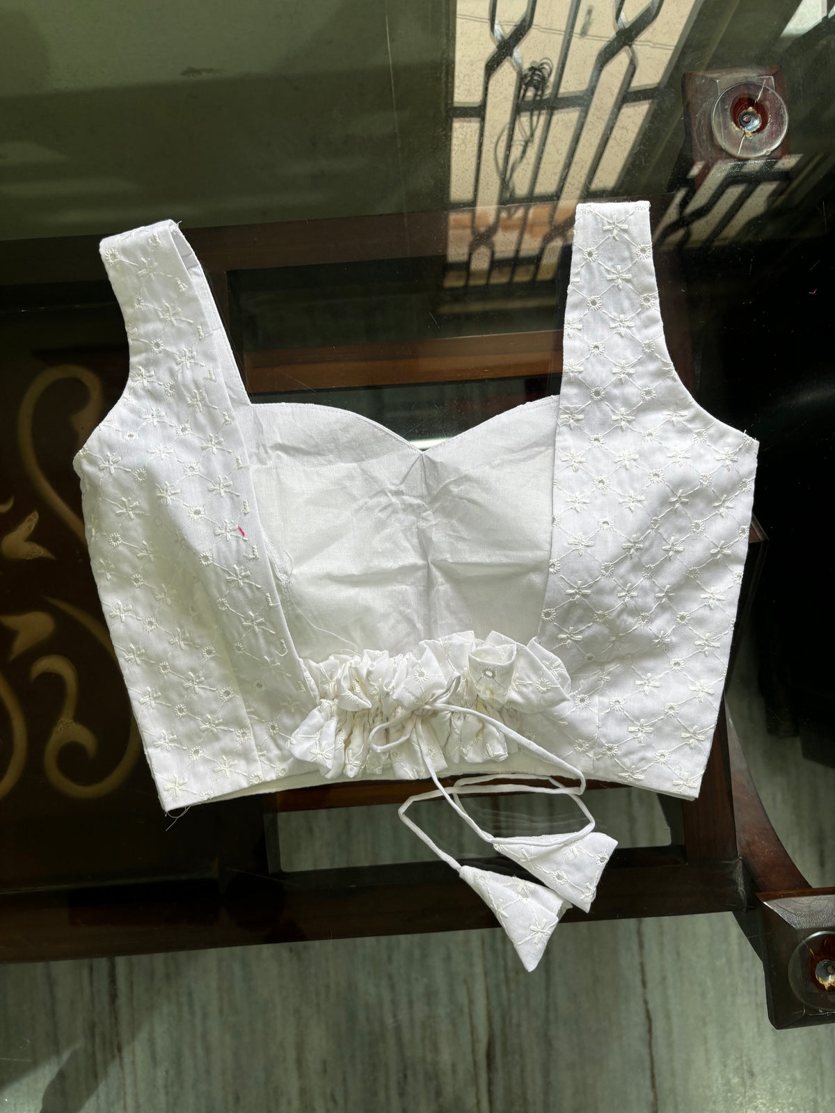White Hakoba blouse