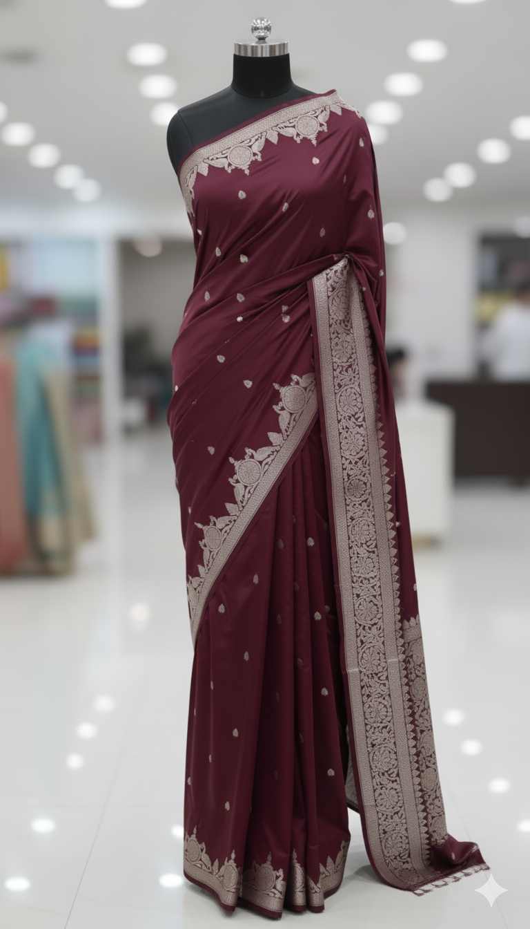 heart saree