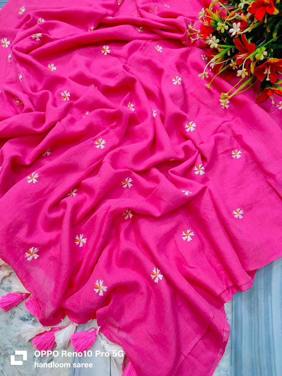 Mul Mul saree