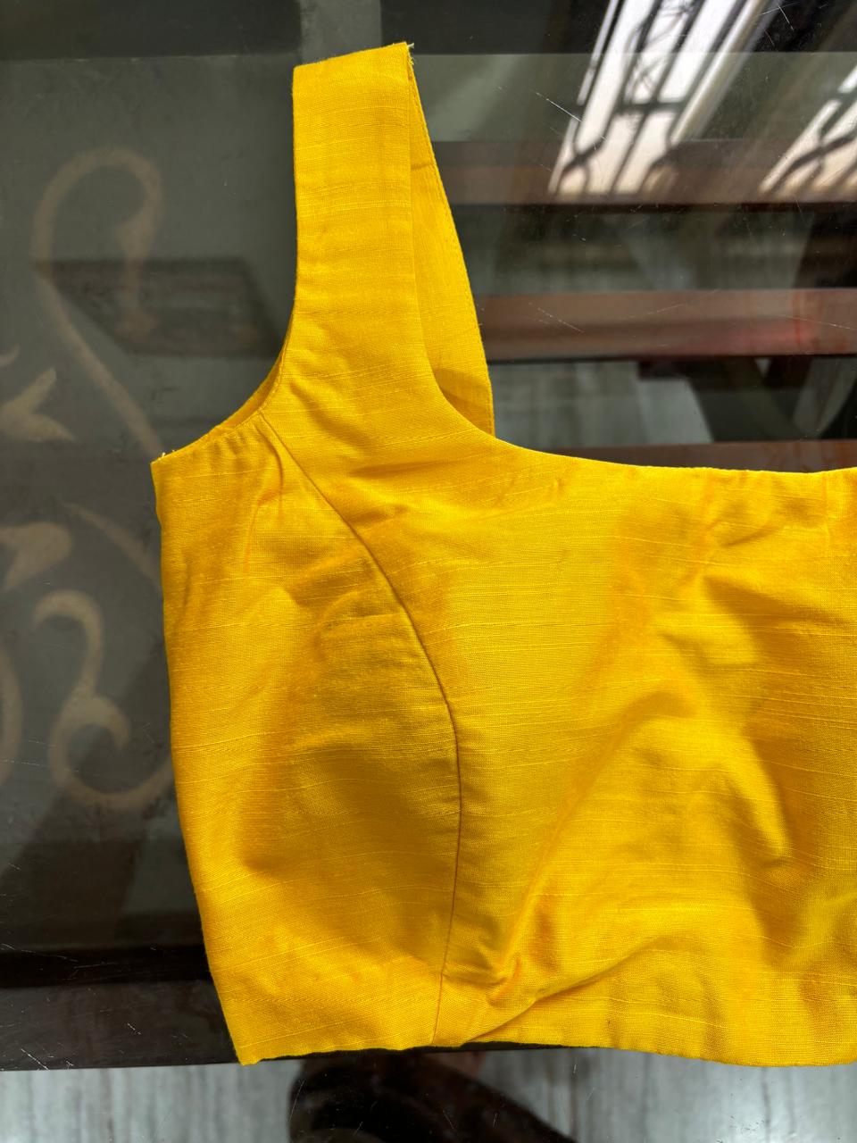 Yellow blouse