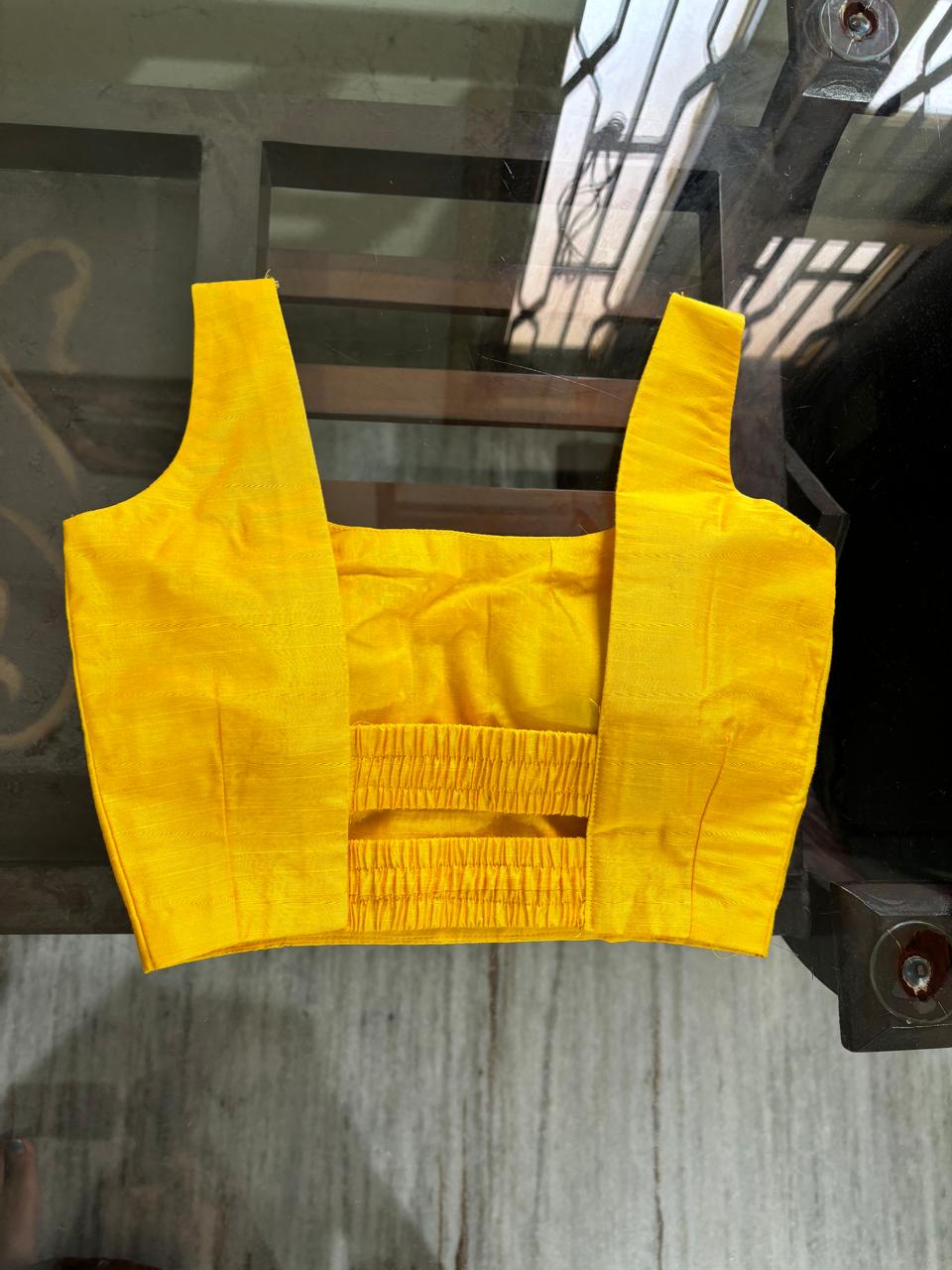 Yellow blouse