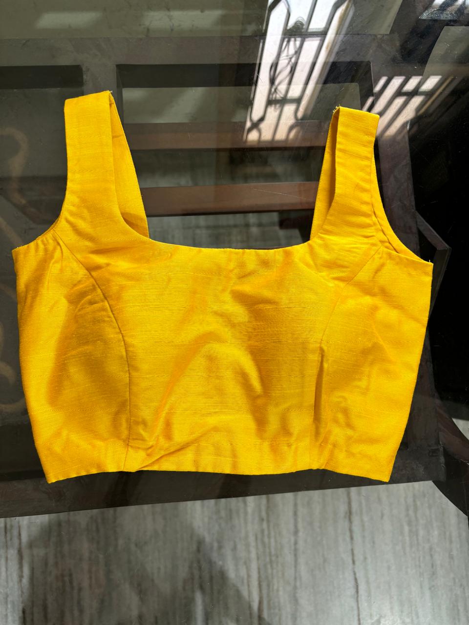 Yellow blouse