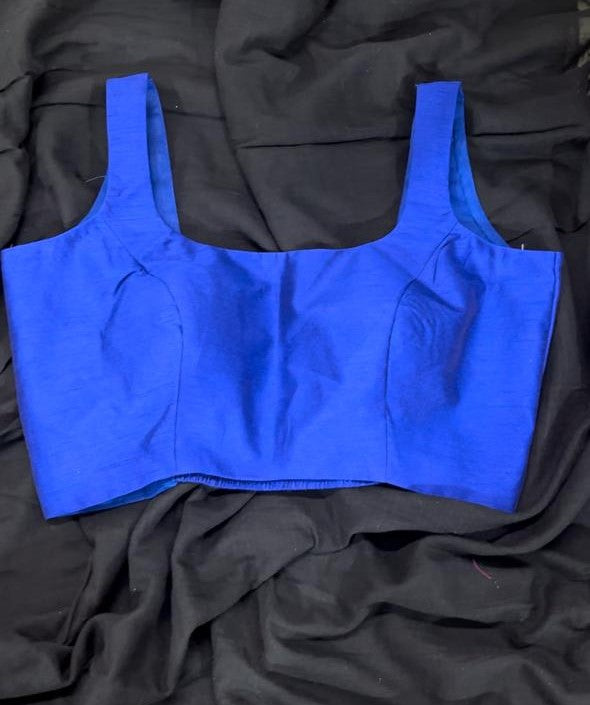 Royal blue blouse