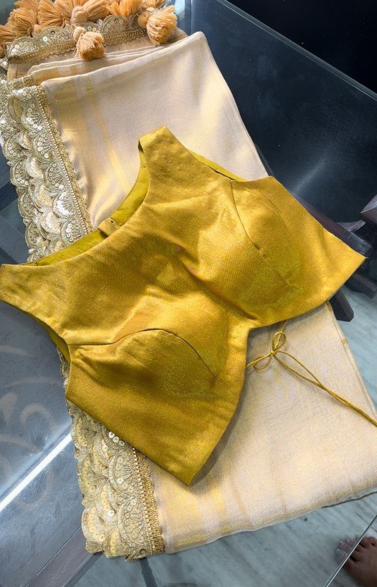 Gold blouse