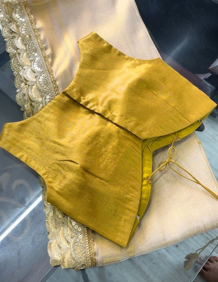Gold blouse