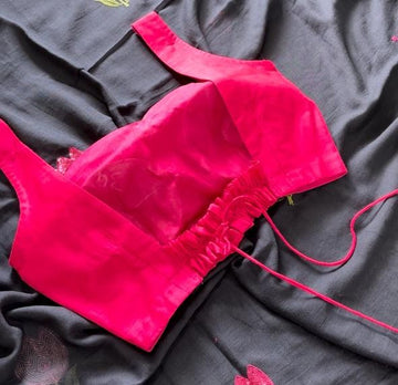 Pink adjustable blouse